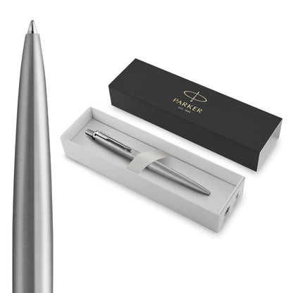 PARKER Jotter XL Bolígrafo, Acabado Cromado, Punto Mediano - Gris