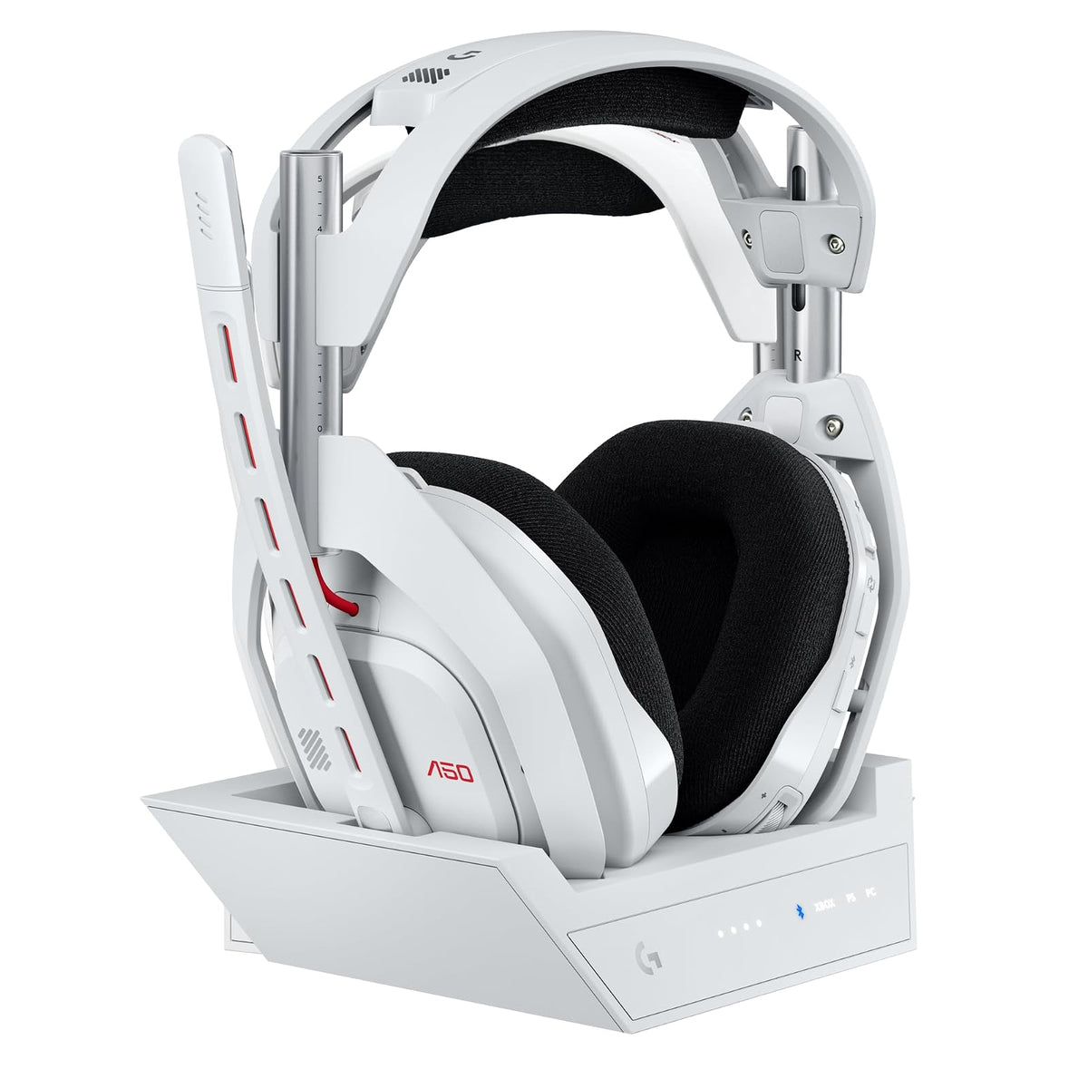 Logitech G Astro A50 Audífonos Gamer Inalámbricos con Estación Base - Blanco - Moderno