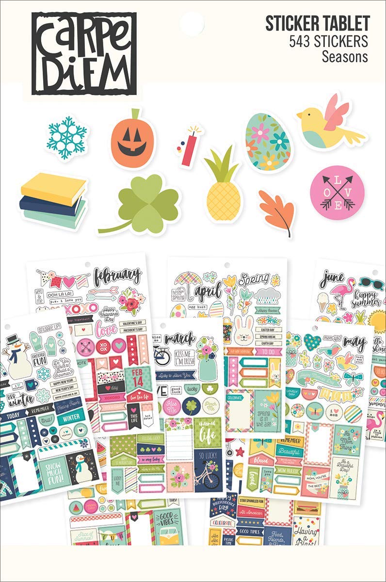 Carpe Diem by Simple Stories Seasons - calcomanía para tablet