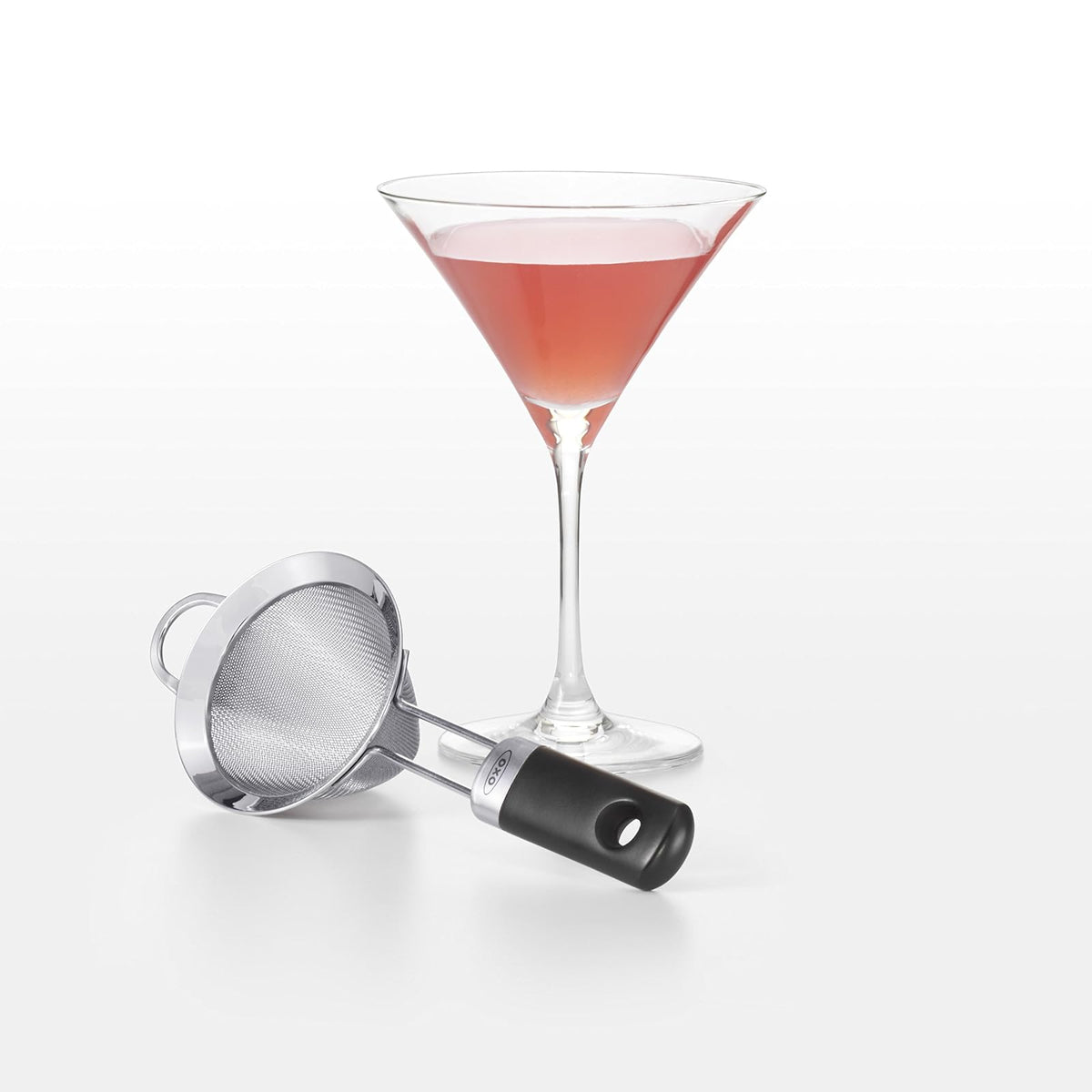 OXO SteeL - Colador de cóctel de malla fina, 3 pulgadas, acero inoxidable