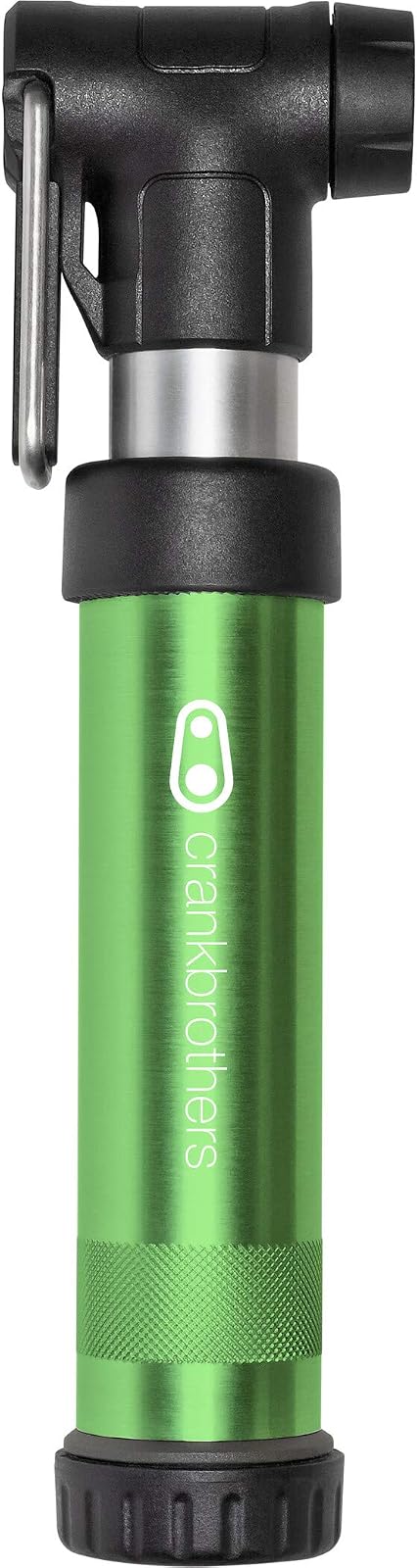 Crankbrothers Gem Bike Bomba de Mano – Bomba de pistón Doble Corta/Larga, Presta/Schrader, Bomba Manual de Alto Volumen y Alta presión