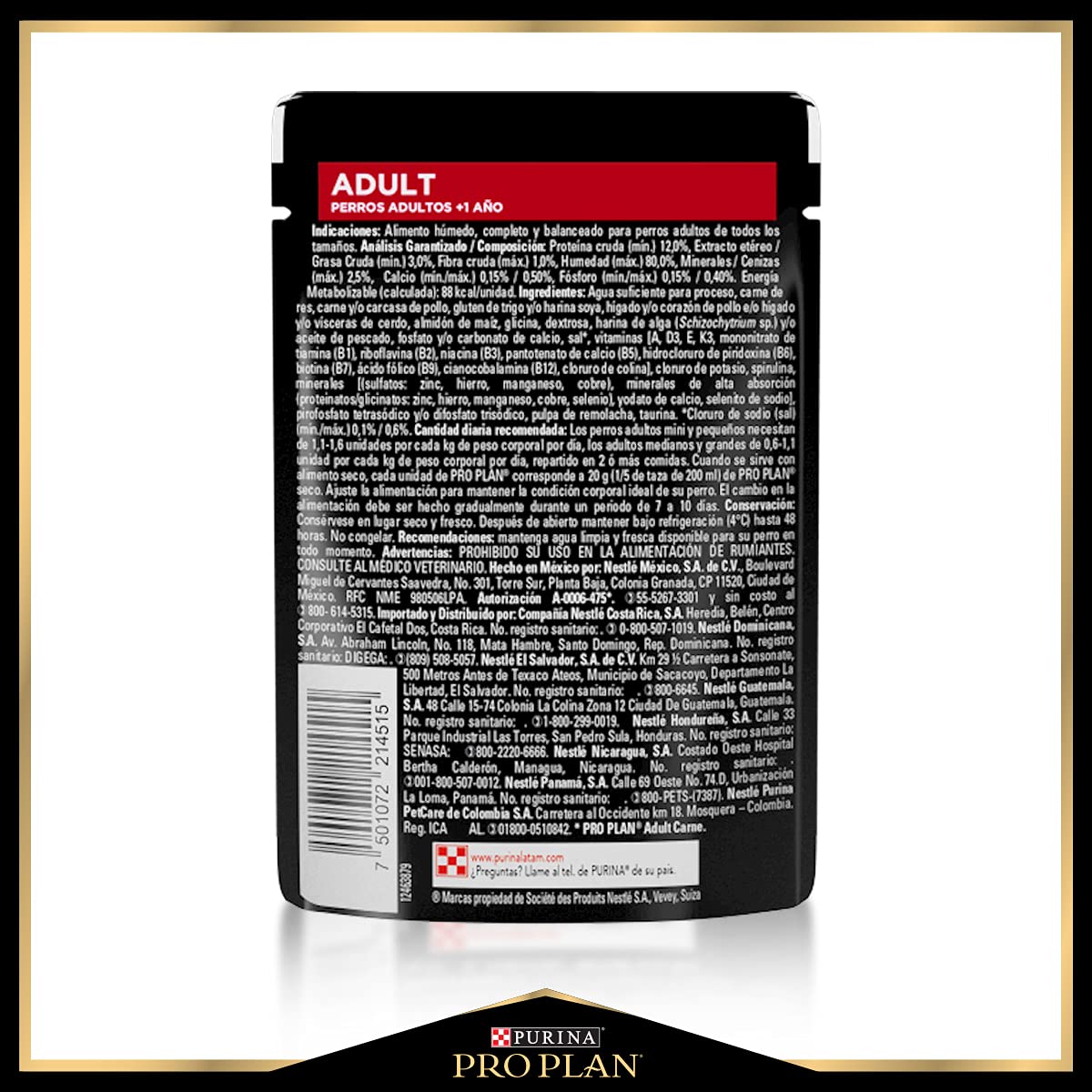 Purina Pro Plan Adulto Carne 24x85g