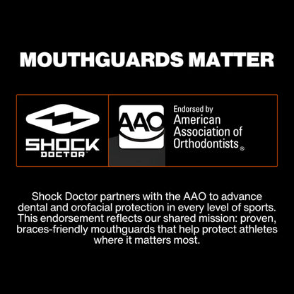 shock doctor doble tirantes Protector bucal para deportes, superior e inferior, protección para sus dientes y tirantes mientras que jugando al fútbol, Lacrosse, baloncesto, béisbol, jóvenes y tallas