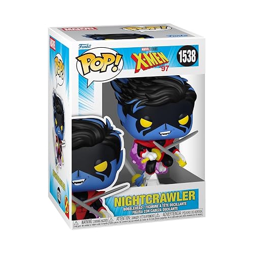 Funko Pop! Marvel: X-Men '97 - Nightcrawler | Mercancía Oficial de Superheroes - Figura de Vinilo Coleccionable para Decoración - Regalo de Cumpleaños para Fans