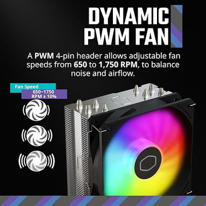 ENFRIAMIENTO DE AIRE COOLER MASTER RR-S4NA-17PA-R1HYPER 212SPECTRUMV3