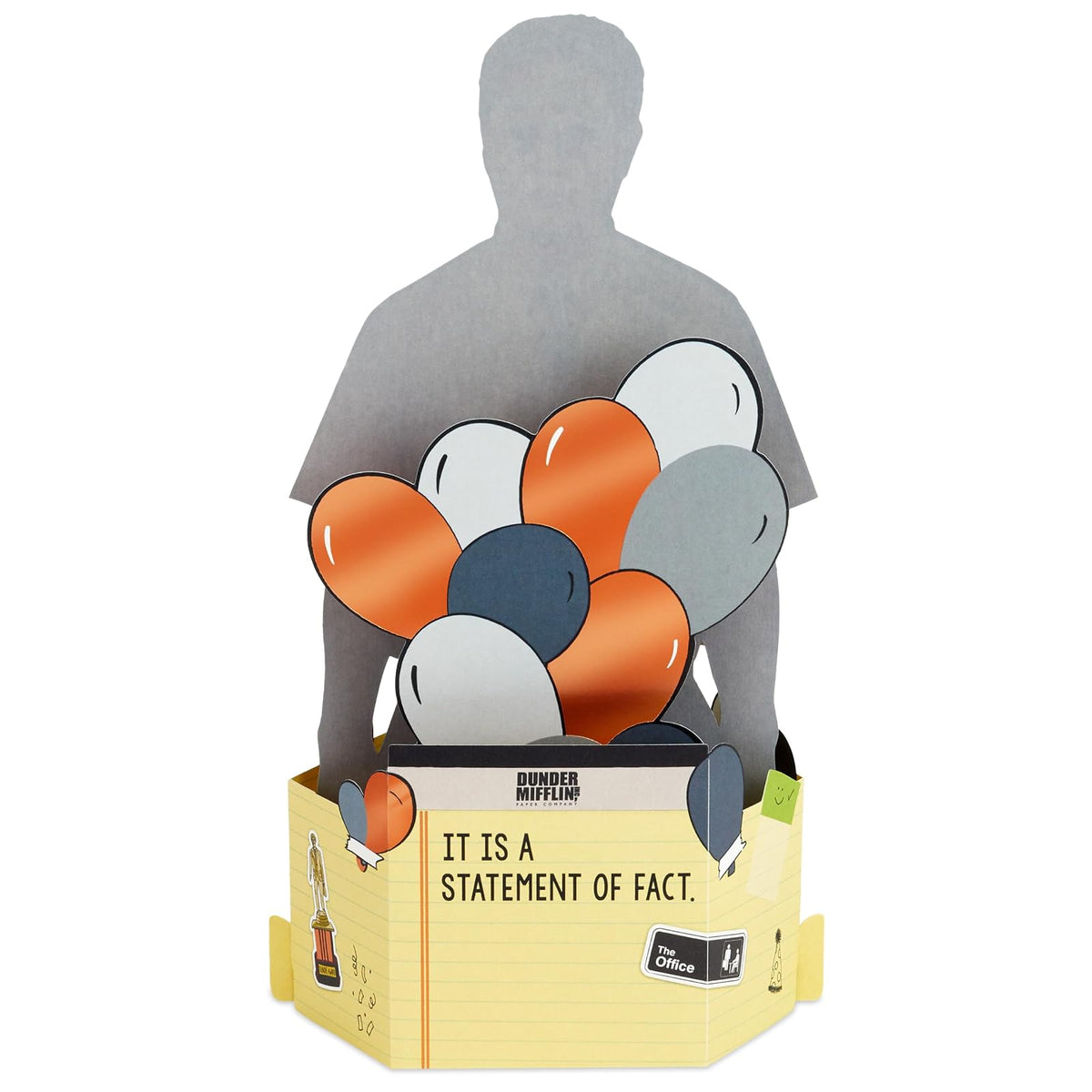 Hallmark Paper Wonder Tarjeta de cumpleaños emergente divertida (The Office, Dwight Schrute)