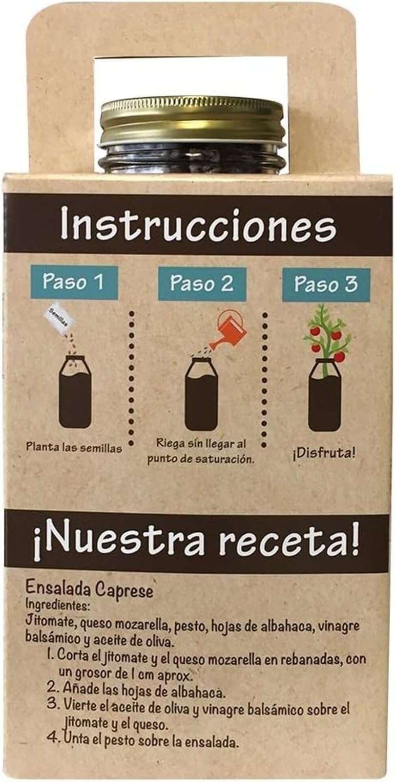 PISUMMA Kit de Cultivo de Jitomate Jardinería en Casa y Exterior – Ideal para Principiantes y Expertos