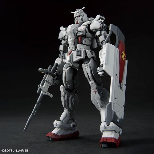 Bandai Hobby HG - Gundam EX RFV, Requiem for Vengeance, Escala 1/144, Kit | Estante sable móvil, cinturón municiones flexible, escudo con detalles traseros, rifle de haz y 3 sables incluidos, para 8+