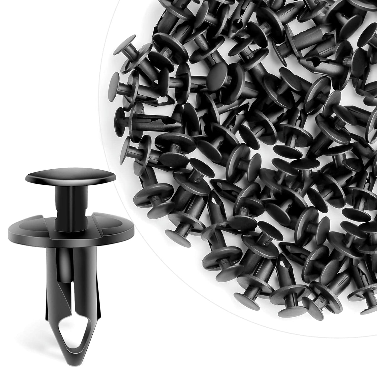 GOOACC Clips Retenedores de Plástico para Paneles y Guardabarros - 100 Pcs Clips 8mm