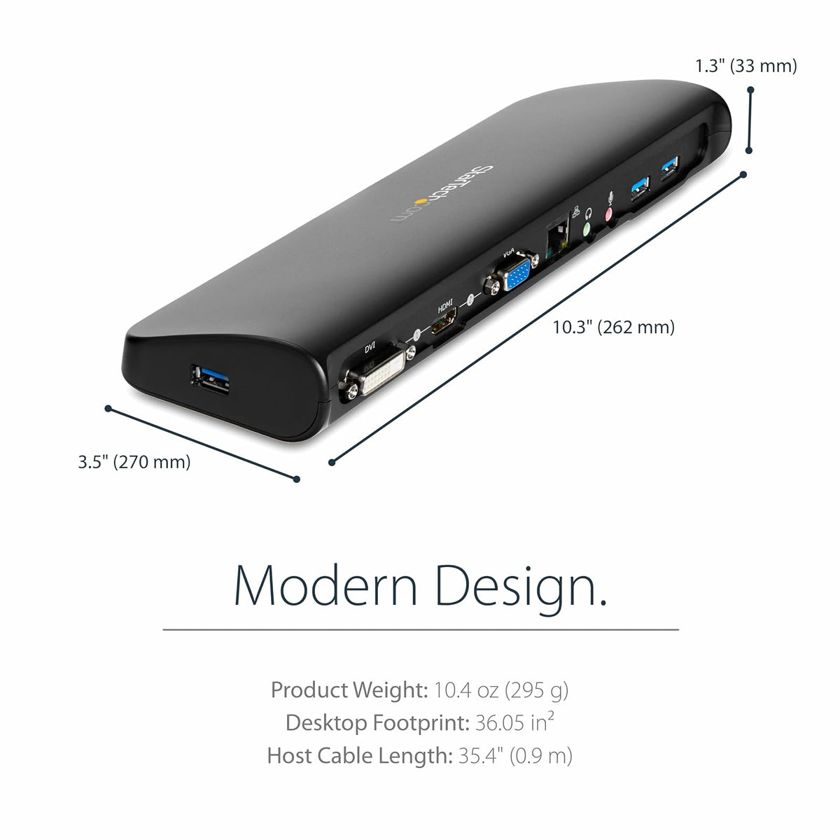 Replicador de Puertos Port Replicator Universal USB 3.0 para PC Portátil DVI HDMI VGA Audio Ethernet - Docking Station