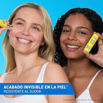 CeraVe Stick Solar Invisible 50FPS alta protección solar para rostro y labios 8g
