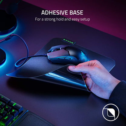 Razer Sphex V3 Alfombrilla de Mouse Dura para Juegos: Factor de Forma Ultrafino, Estructura de policarbonato Resistente, Base Adhesiva, Grande