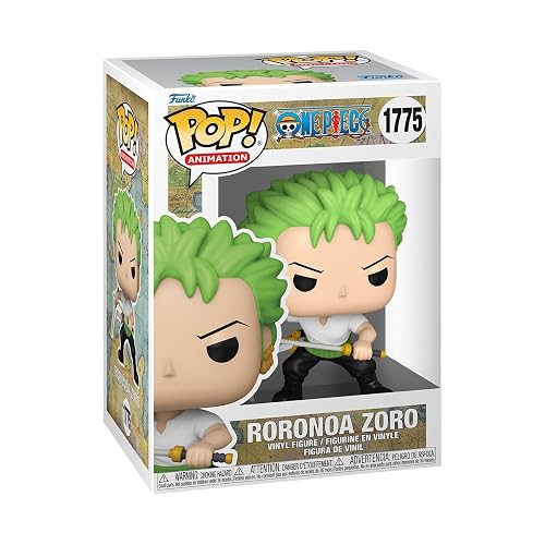Funko Pop! Animation: One Piece - Zoro - 1 in 6 Chance of Rare Chase | Mercancía Oficial de Anime - Figura de Vinilo Coleccionable para Decoración - Regalo de Cumpleaños para Fans
