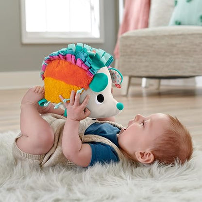 Fisher-Price, Erizo Estímulos y Juego, Baby, Juguete para Bebé, Juguetes Didácticos, 3 Meses en Adelante, 8 Texturas Diferentes y 3 Sonidos únicos para Que el bebé Explore