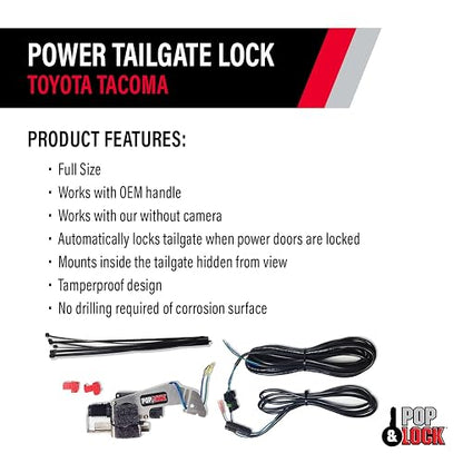 Pop & Lock Cerradura Eléctrica Portón Trasero Toyota Tacoma 2005-2015 PL8521
