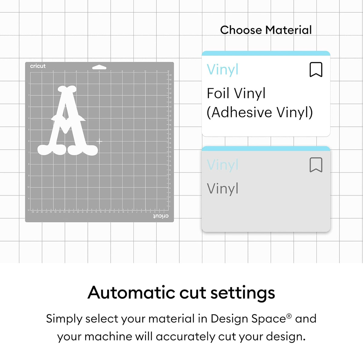Cricut - Vinilo de aluminio dorado - 12 x 10 pies
