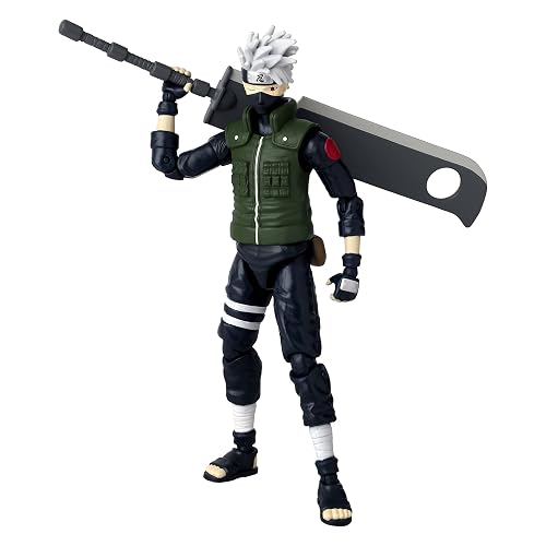 ANIME HEROES – Naruto Hatake Kakashi – Figura Articulada 6.5” Cuarta Gran Guerra Ninja, Detalle Premium y Manos Intercambiables, Ideal para Fans y Coleccionistas