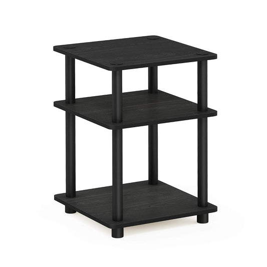 Furinno Turn-N-Tube Estante Multiusos de Ensamble Rápido, Negro