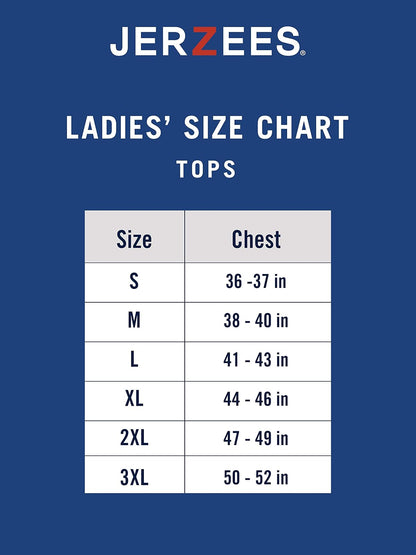 Jerzees Playera Tri-Blend Camiseta para Mujer