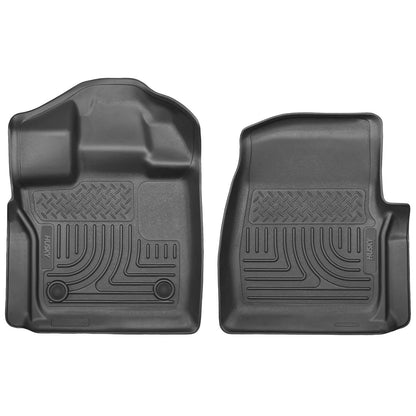 Husky Liners Tapetes, Cabina estándar, Negro, Weatherbeater Front Floor Liners - Negro - Weatherbeater Front Floor Liners - cabina estándar