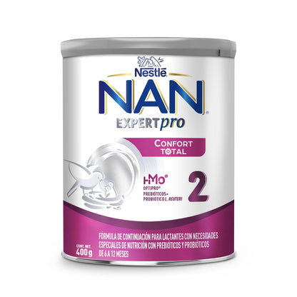 NAN 2 Expert Pro Confort Fórmula de Continuación 6 a 12 Meses Lata 400 g