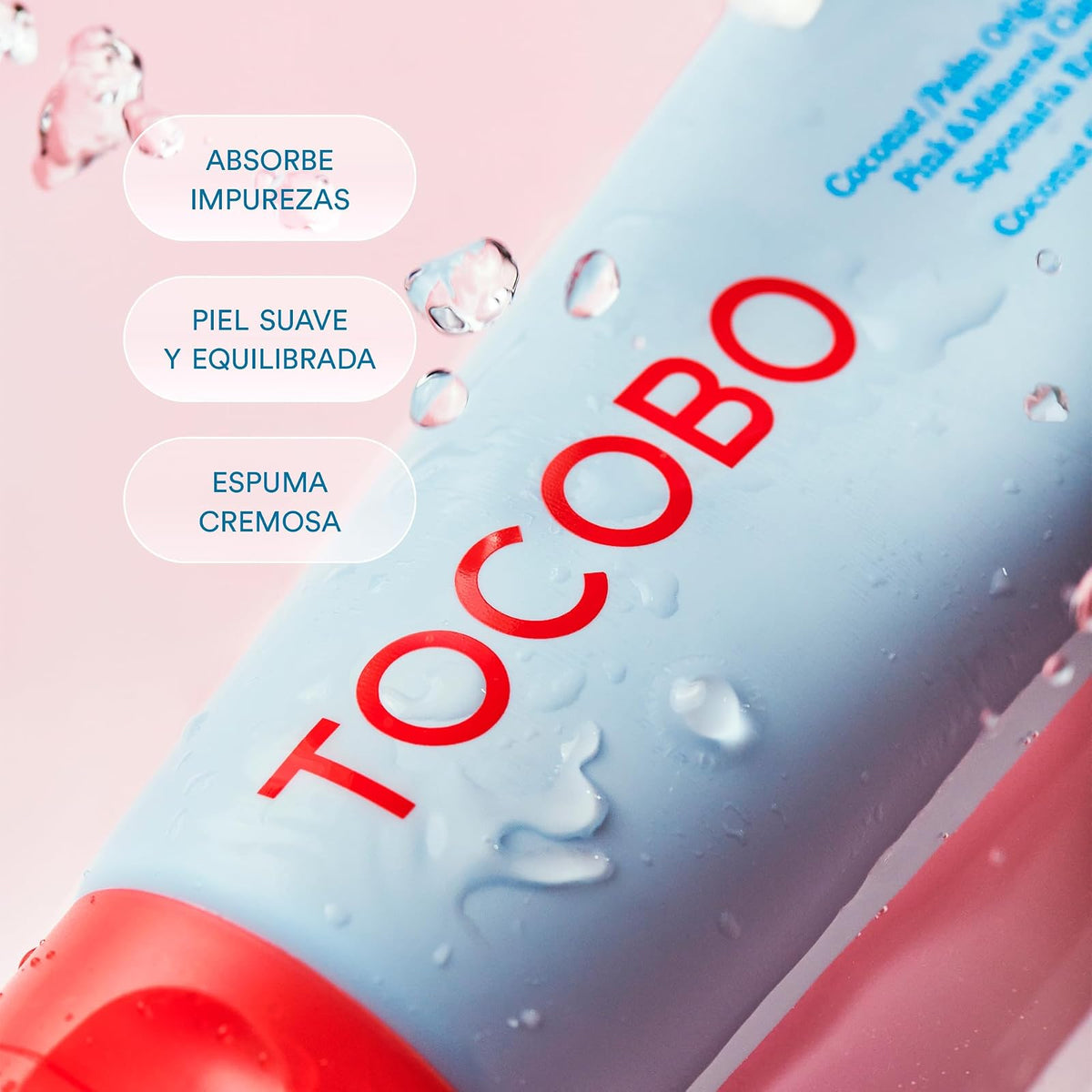 TOCOBO Coconut Clay Cleansing Foam 150 ml – Espuma Limpiadora Facial con Arcilla y Coco – Limpieza Profunda y Equilibrio de Sebo – Apta para Piel Mixta a Grasa