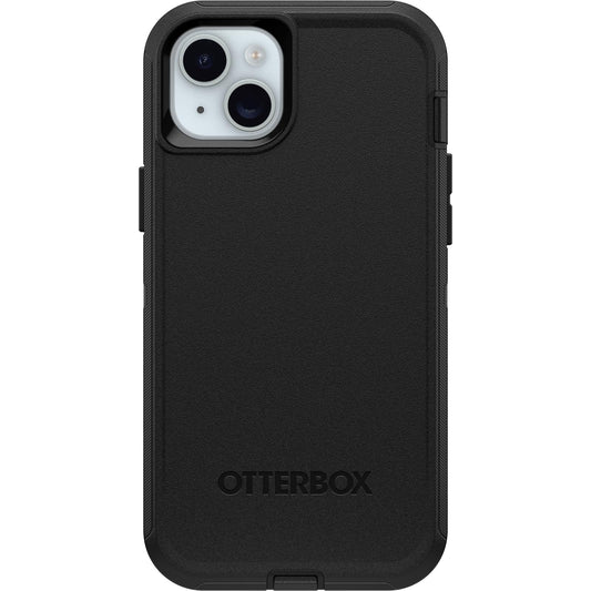 Otterbox Funda para iPhone 15 Plus Y iPhone 14 Plus Defender Series -, Sin Pantalla, Resistente Y Duradera, con Protección De Puerto, Incluye Soporte De Clip De Funda Negro
