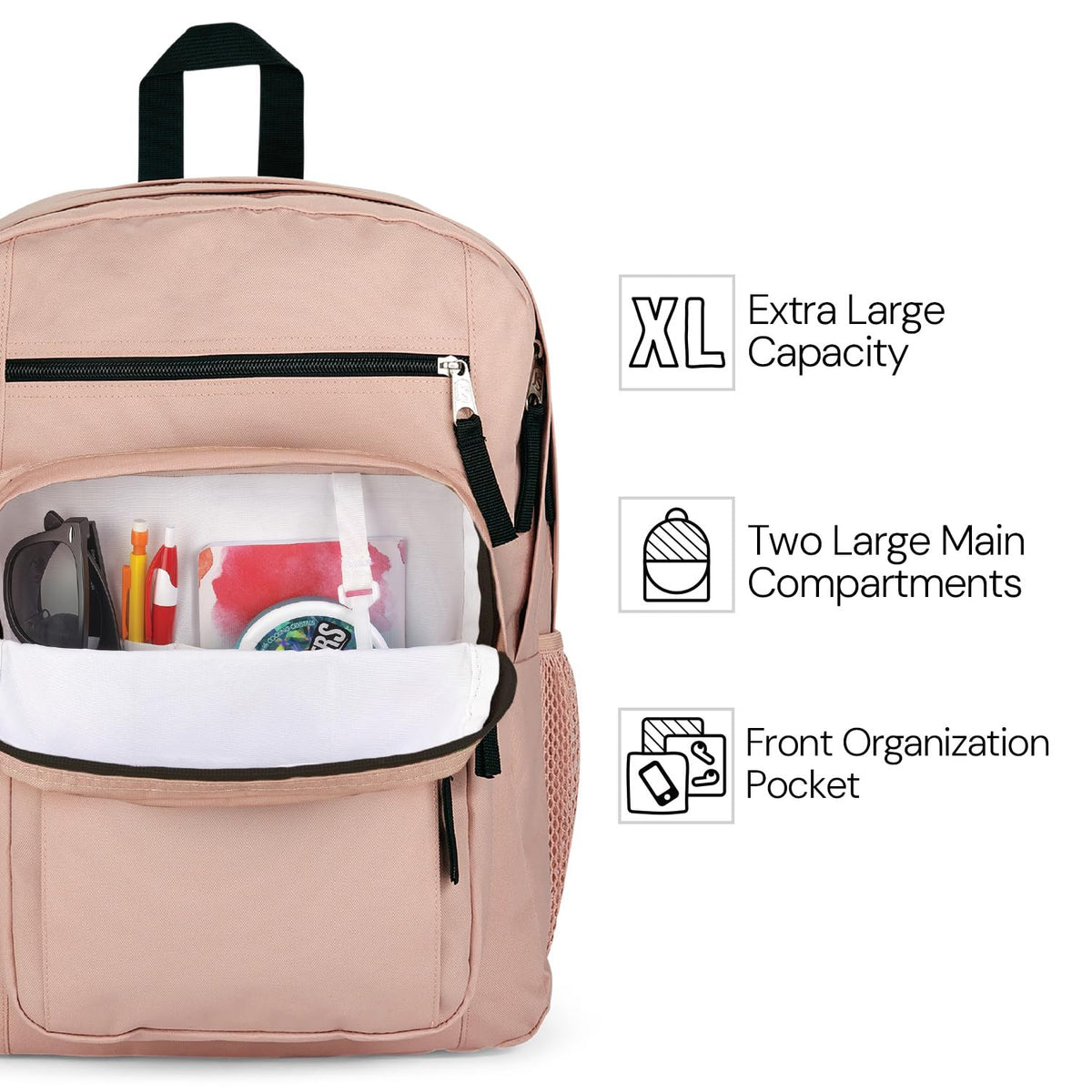 JanSport Unisex Big Student Büchertasche mit 15 Zoll Laptopfach