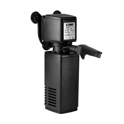 Lomas Cabeza de Poder con Filtro Rápido Aqua Jet 10 - Filtro Interno Sumergible para Acuarios de Agua Dulce o Salada, 480 L/h, 10W, Ideal para Tanques de 80 a 160 litros