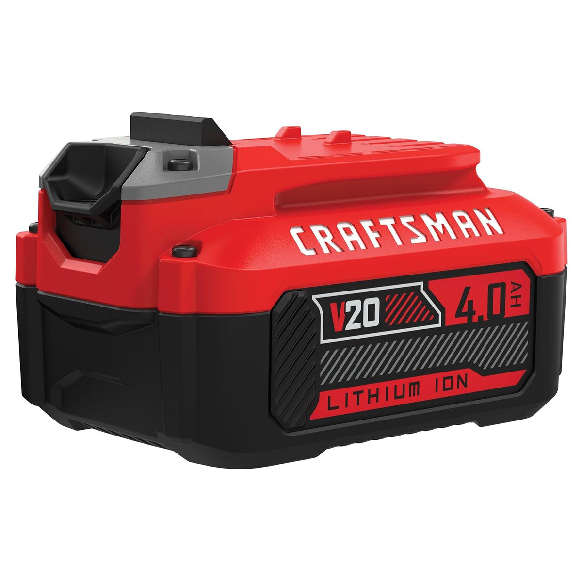 Craftsman V20 Batería y Cargador, para Kits de Herramientas eléctricas y Herramientas para Exteriores, 4.0 Ah, batería de Iones de Litio (CMCB204-CK)