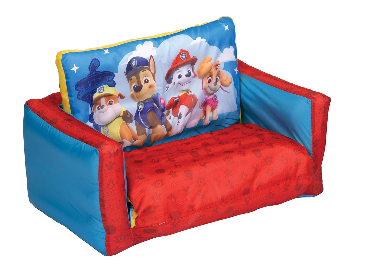 Paw Patrol - Sofá Cama Inflable 2 en 1