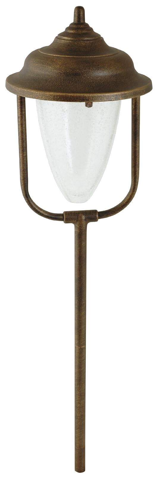 Moonrays 95825 - Luz de camino de metal estilo cordova de bajo voltaje, lámpara de 20 W