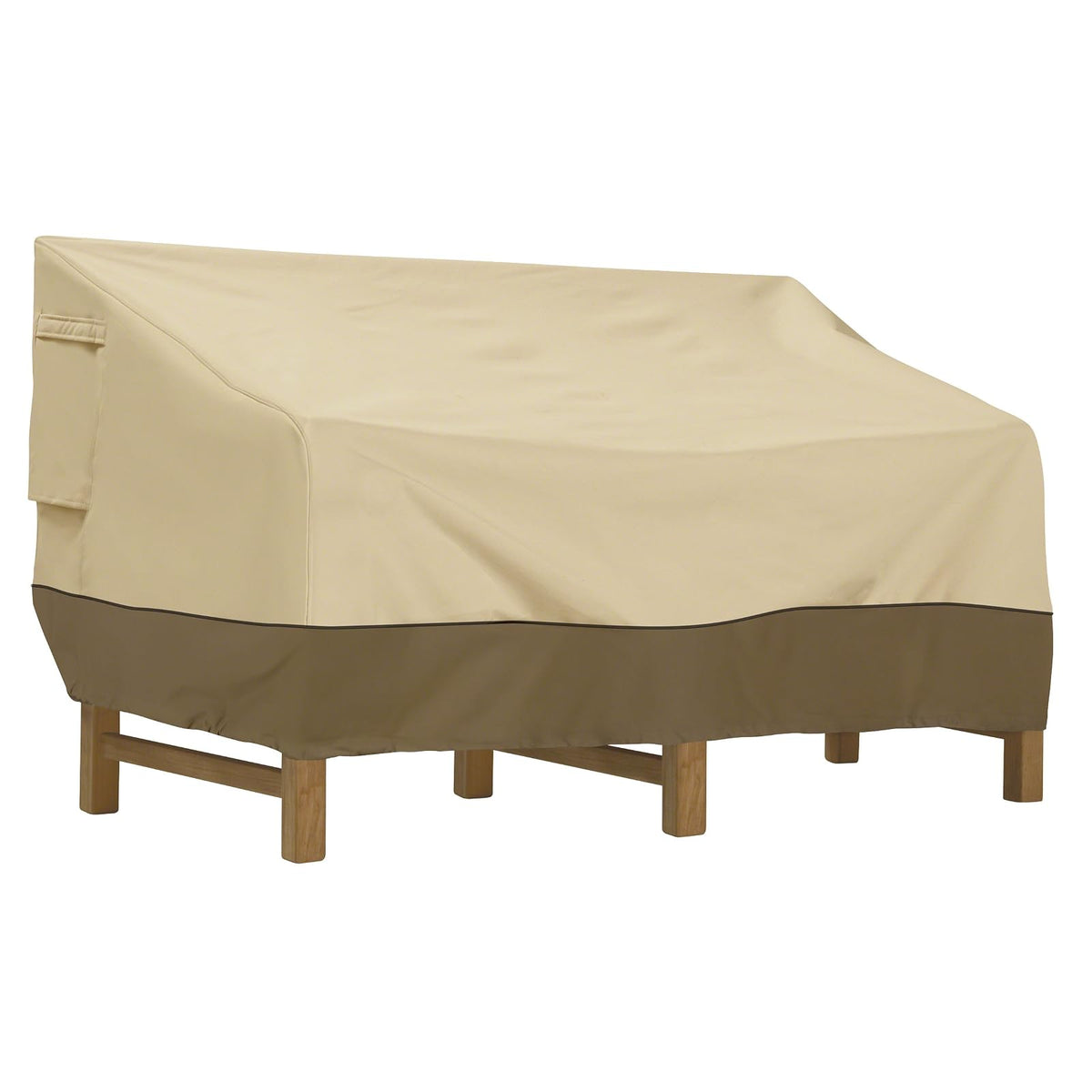 Classic Accessories - Funda para sofá de Patio y sofá de Dos plazas, Resistente al Agua, 76 Pulgadas de Profundidad, Fundas para Muebles de Patio
