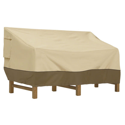 Classic Accessories - Funda para sofá de Patio y sofá de Dos plazas, Resistente al Agua, 76 Pulgadas de Profundidad, Fundas para Muebles de Patio