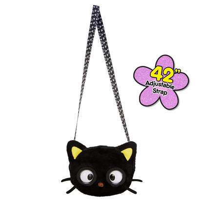 Purse Pets Bolso para Mascotas, Sanrio Hello Kitty y Amigos, Juguete Interactivo para Mascotas Chococat y Bolso Cruzado Kawaii, más de 30 Sonidos y reacciones, Regalos para niñas y Adolescentes