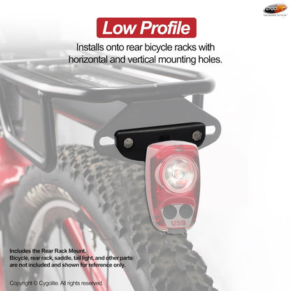 Cygolite - Soporte de luz Trasera para Luces traseras de Bicicleta Hypershot, Hotshot Pro y Hotshot Series con Soportes Duros (Montaje Original) pequeño