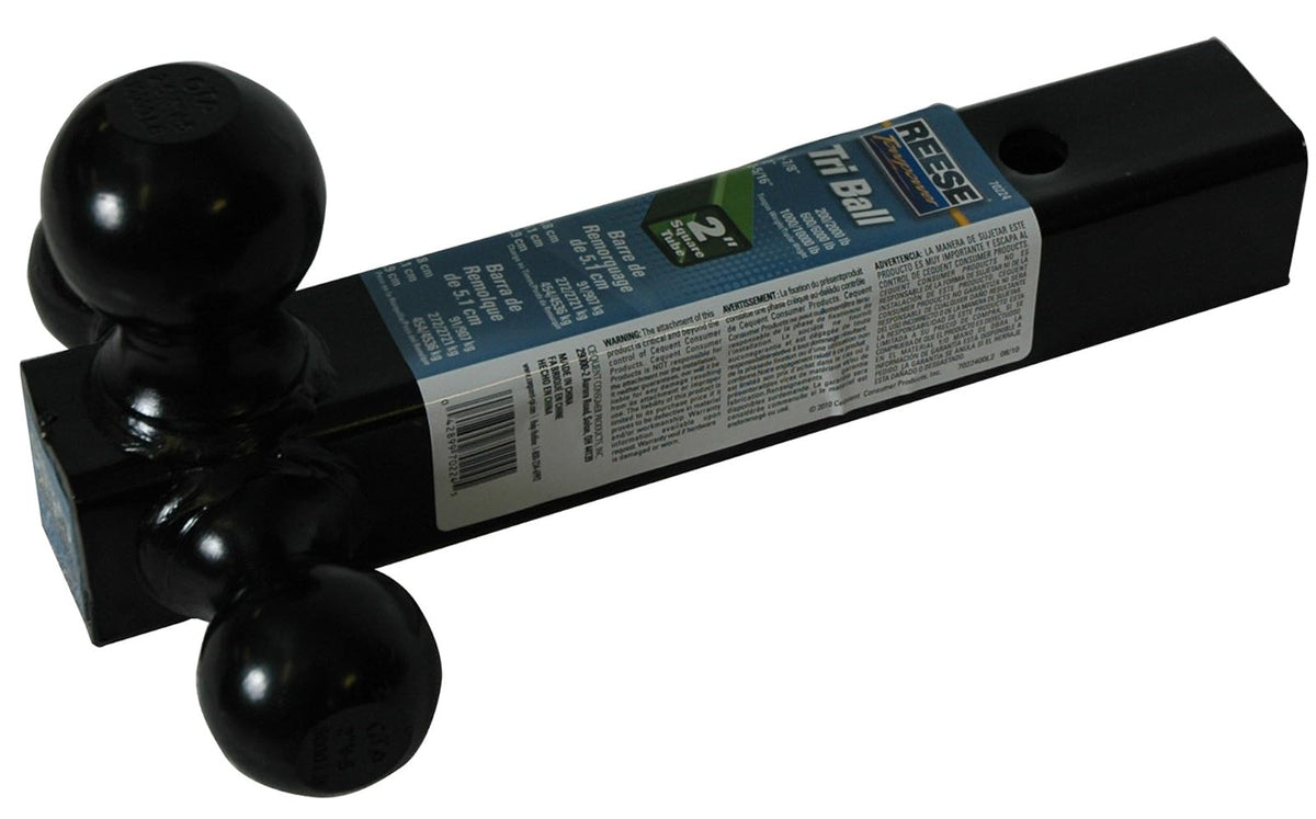 Reese Towpower Soporte de Bola Triple 5 cm Negro 7022400