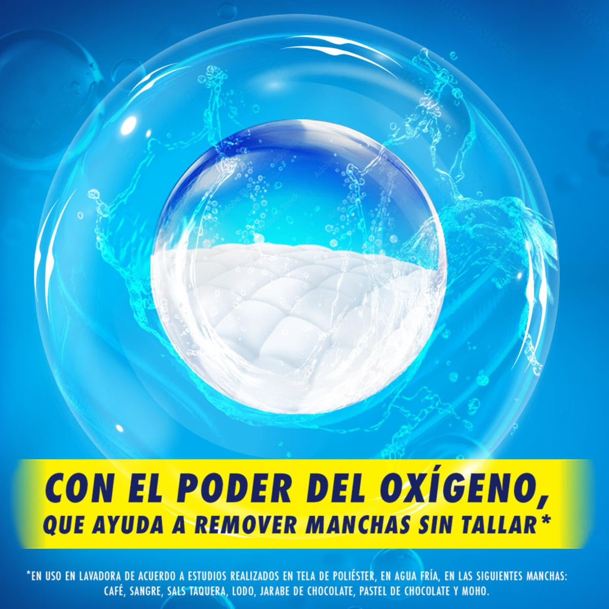 OxiClean Max Efficiency Quitamanchas en Polvo 3.6 kg. 101 Maneras de Uso. Elimina Manchas sin Tallar. Fórmula Concentrada, 20% más Poder de Oxígeno. Versátil para múltiples superficies