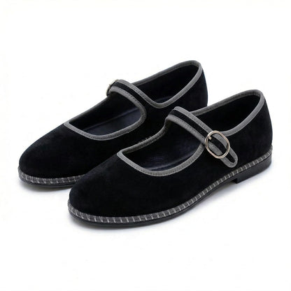 Pulaski Le Ballerina Zapatos Mary Jane para Mujer - 23.0 cm - Negro