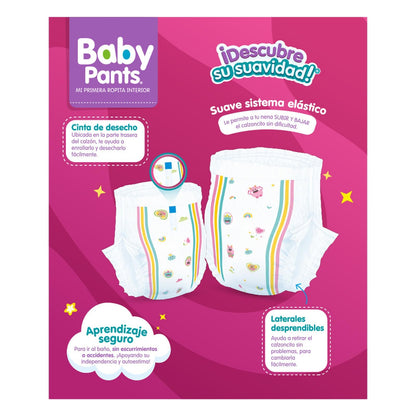 Baby Pants Calzón Entrenador Niña Talla Mediana 96 pañales