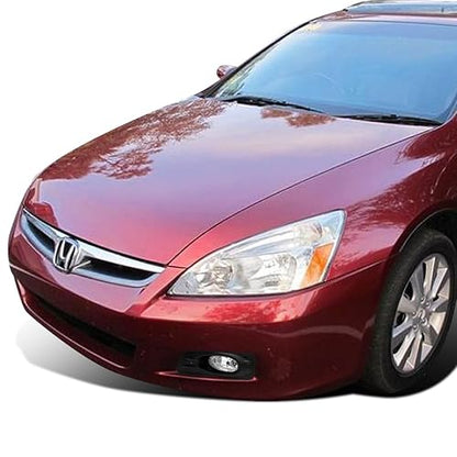 DNA Motoring Luz Antiniebla del Parachoques Delantero, Conductor y Pasajero, Cromado, FL-HA064D-CH Compatible con Honda Accord 06-07