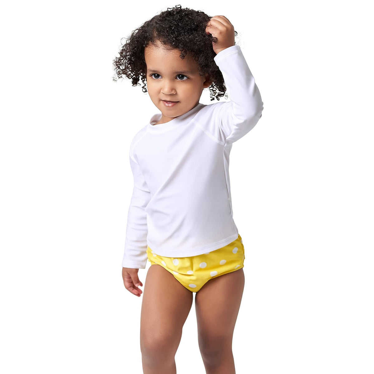Gerber Playera de natación de Manga Larga UPF 50+ para niños pequeños Camisa de protección de Sarpullido para Unisex bebé