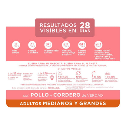 Purina One Adulto Raza Minis y Pequeños Sabor Pollo y Cordero 7Kg