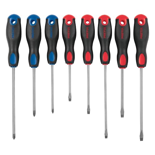 Pretul JD-8BP, Juego de 8 desarmadores, mango Comfort Grip