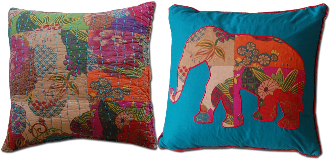Greenland Home Fashions Jewel, Juego de 2 Cojines Decorativos, Rojo