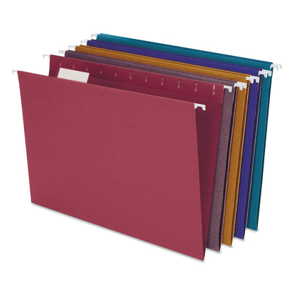 Pendaflex Earthwise Envirotec - Carpetas colgantes de colores reciclados, cartas, 20 unidades por caja