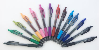 Zebra Sarasa Rapid Dry Ink Gel Retractable Pen, 0.7mm, Fashion Assorted, 14 Pack (46824)