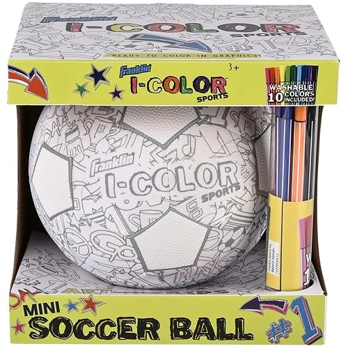 Franklin Sports I-Color - Pelota Deportiva - Personaliza tu Propia Pelota, fútbol, o Pelota de fútbol