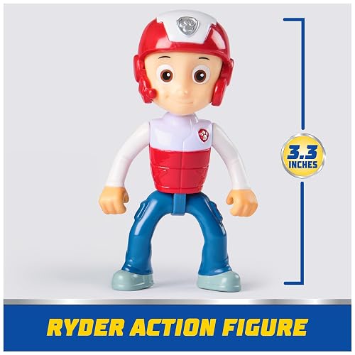 Paw Patrol, Quad de Ryder, vehículo de Juguete con Figura de acción Coleccionable, Juguetes respetuosos con el Medio Ambiente para niños y niñas a Partir de 3 años