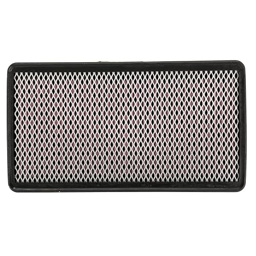 K&N Filtro de Aire de Motor de Alto Flujo 33-2248, Lavable, Rojo Brezo, para Ford Excursion/F250/F350 1998-2007
